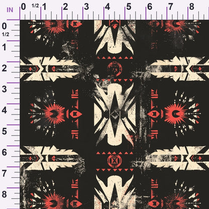 Chieftain Spirit Pattern 6 Minky Fabric