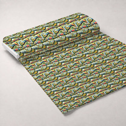 Choo Choo Village Pattern 8 Minky Fabric