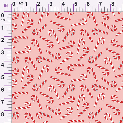 Christmas Treats Candy Pattern 3 Minky Fabric