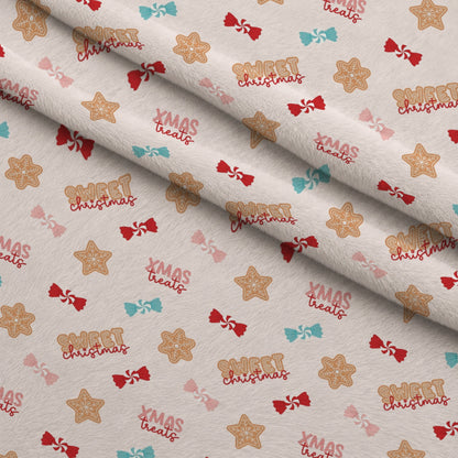 Christmas Treats Candy Pattern 4 Minky Fabric