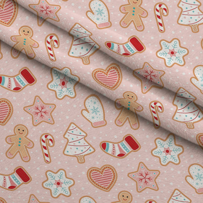 Christmas Treats Candy Pattern 6 Minky Fabric