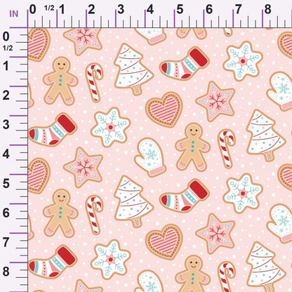 Christmas Treats Candy Pattern 6 Minky Fabric