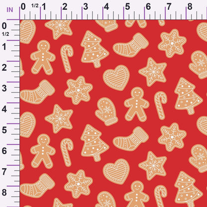 Christmas Treats Candy Pattern 7 Minky Fabric