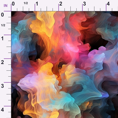 Chromatic Mist Pattern 1 Minky Fabric