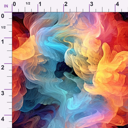 Chromatic Mist Pattern 10 Minky Fabric