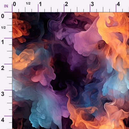 Chromatic Mist Pattern 2 Minky Fabric