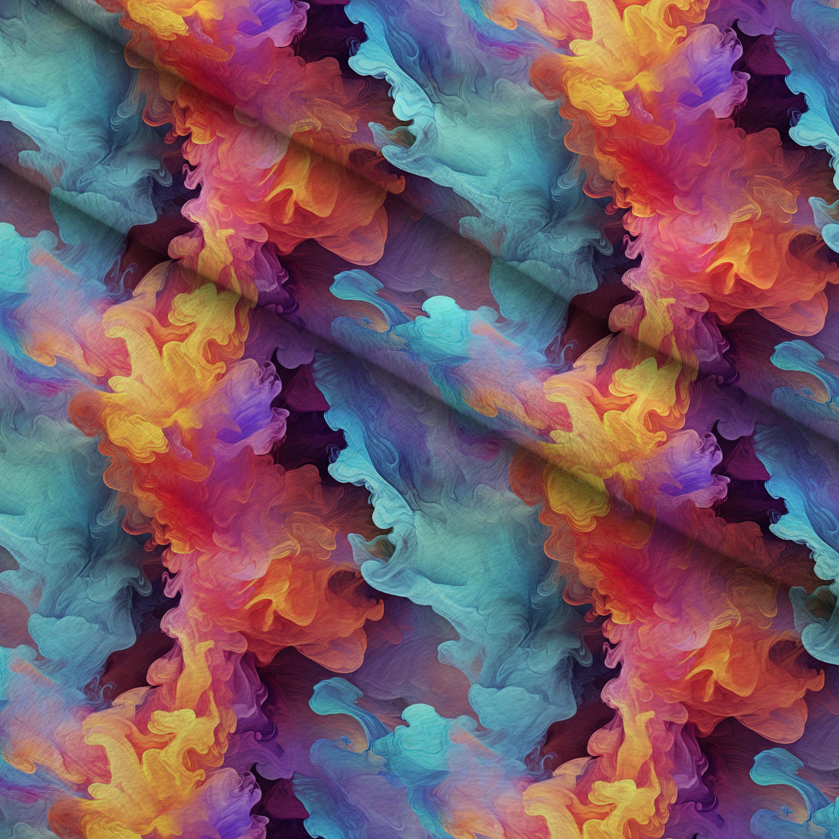 Chromatic Mist Pattern 4 Minky Fabric