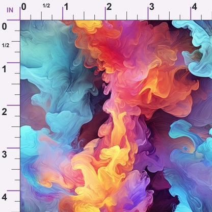 Chromatic Mist Pattern 4 Minky Fabric
