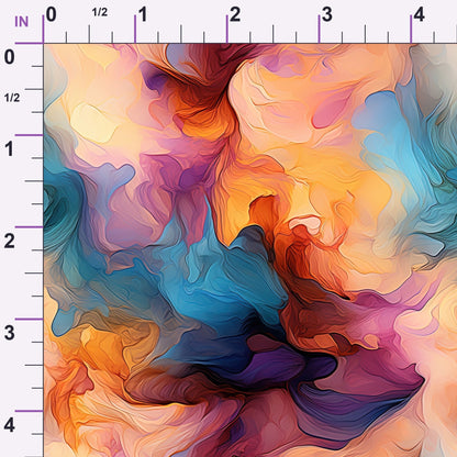 Chromatic Mist Pattern 5 Minky Fabric