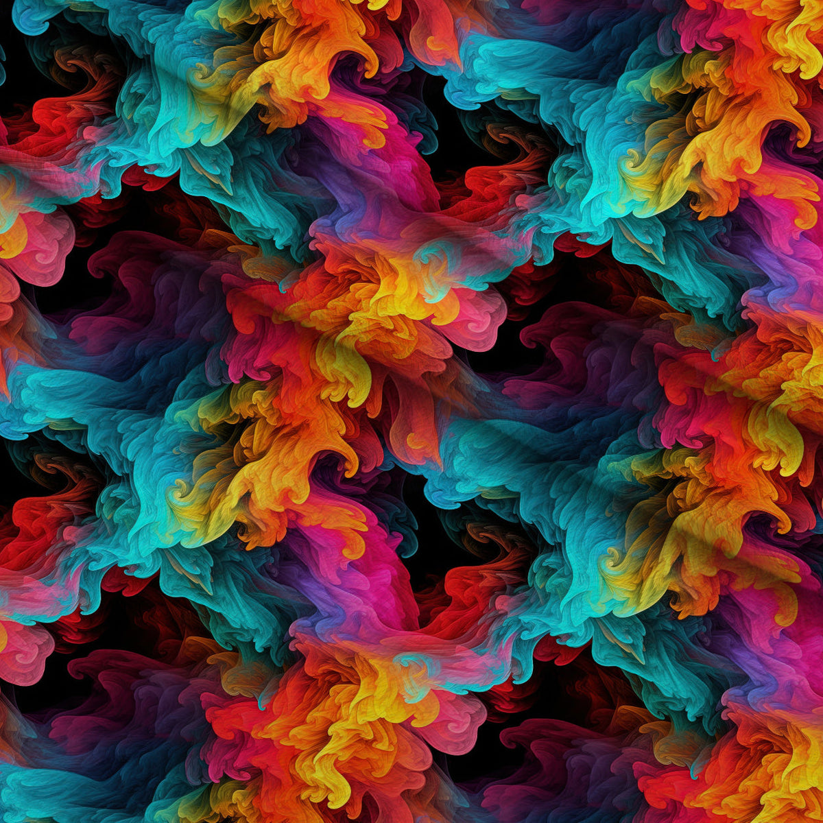 Chromatic Mist Pattern 6 Minky Fabric