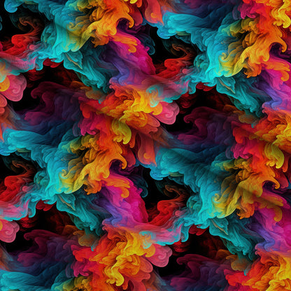 Chromatic Mist Pattern 6 Minky Fabric