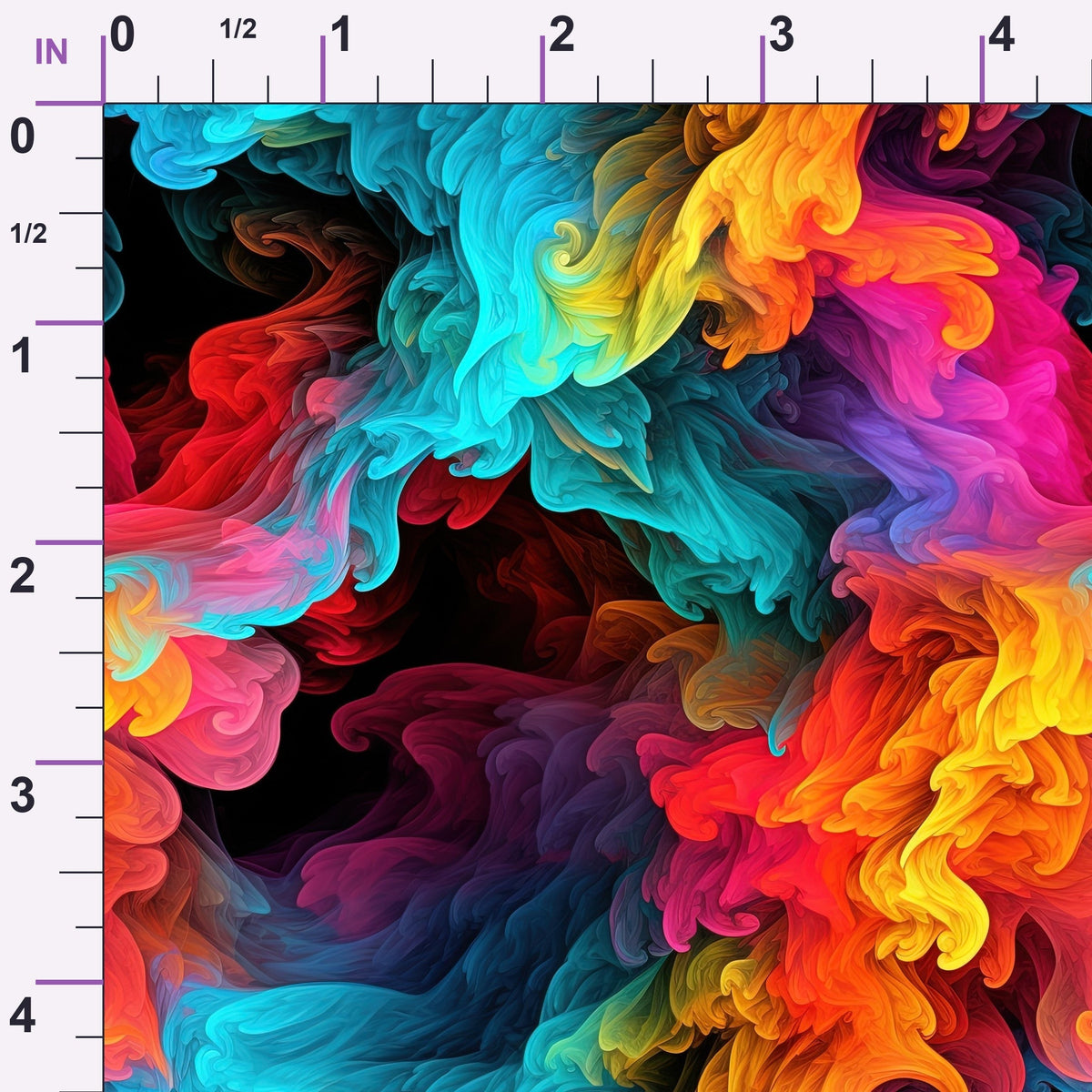 Chromatic Mist Pattern 6 Minky Fabric