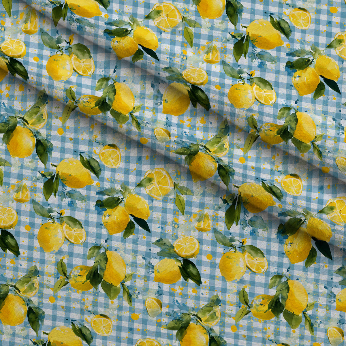 Citrus Picnic Pattern 1 Minky Fabric