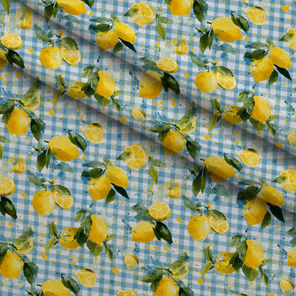 Citrus Picnic Pattern 1 Minky Fabric