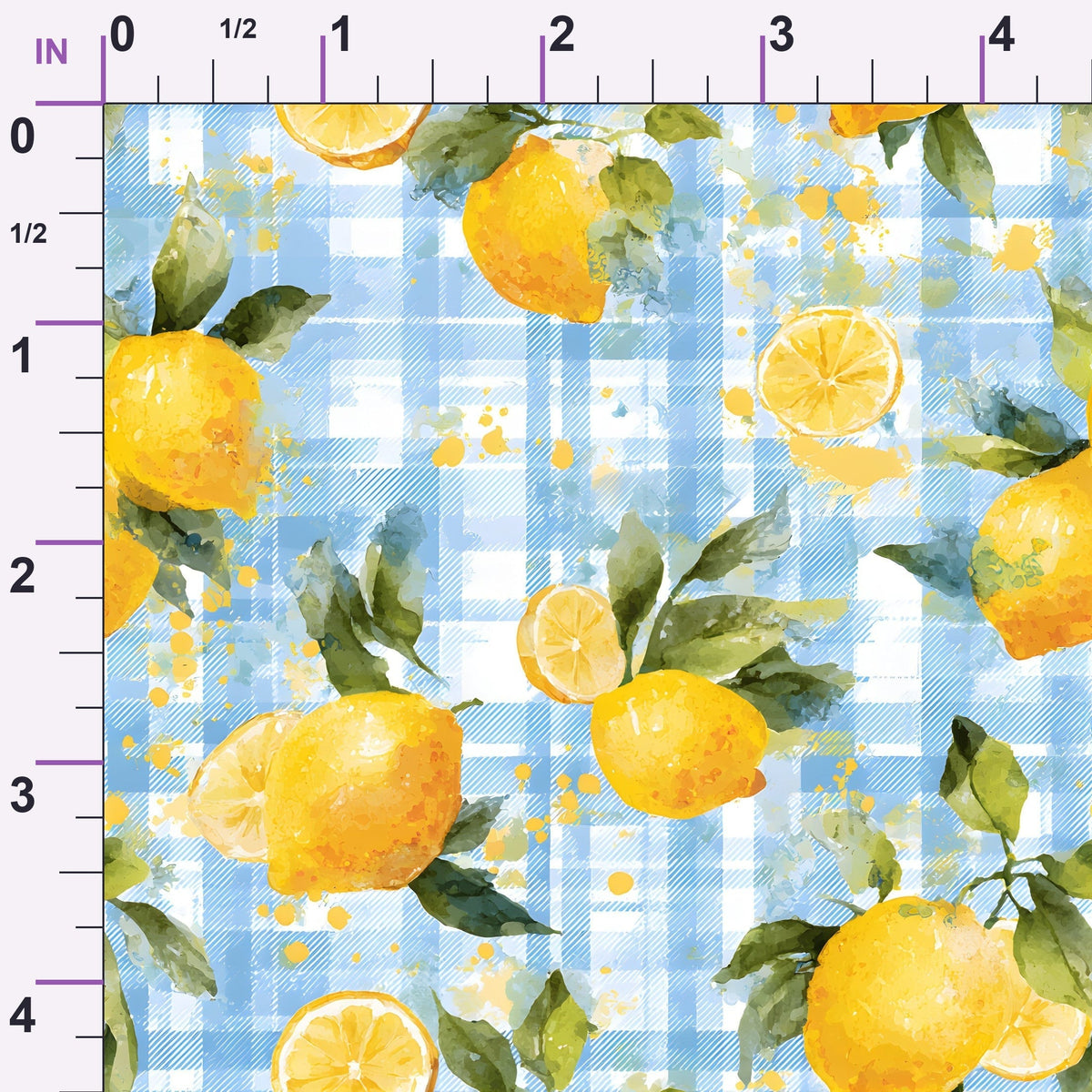 Citrus Picnic Pattern 10 Minky Fabric