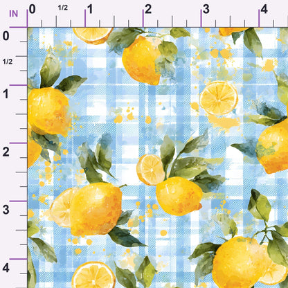 Citrus Picnic Pattern 10 Minky Fabric