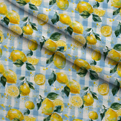 Citrus Picnic Pattern 2 Minky Fabric