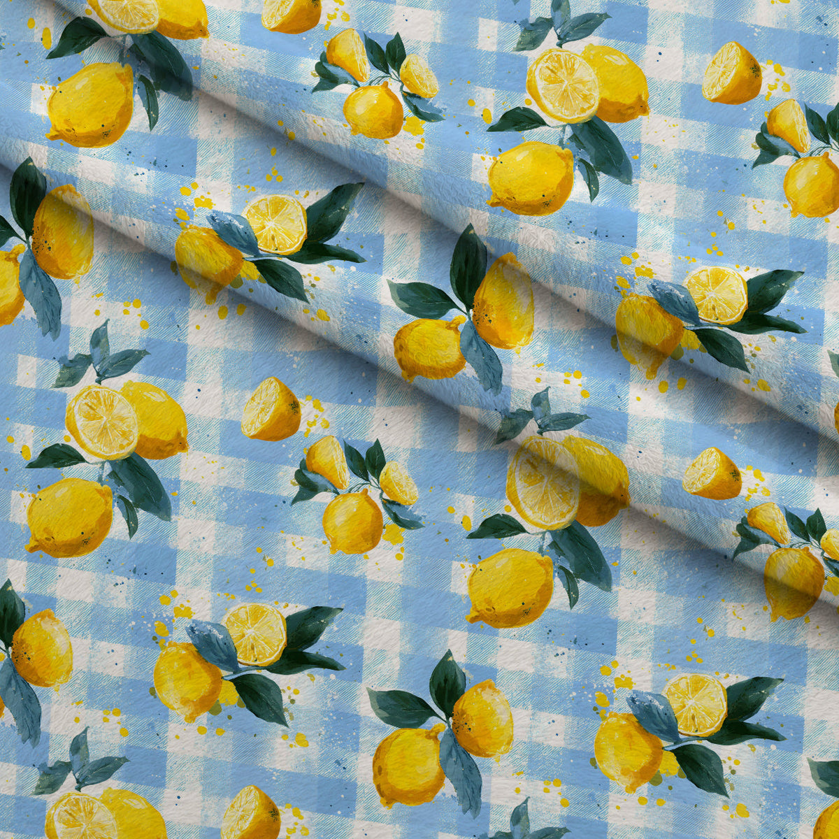 Citrus Picnic Pattern 3 Minky Fabric