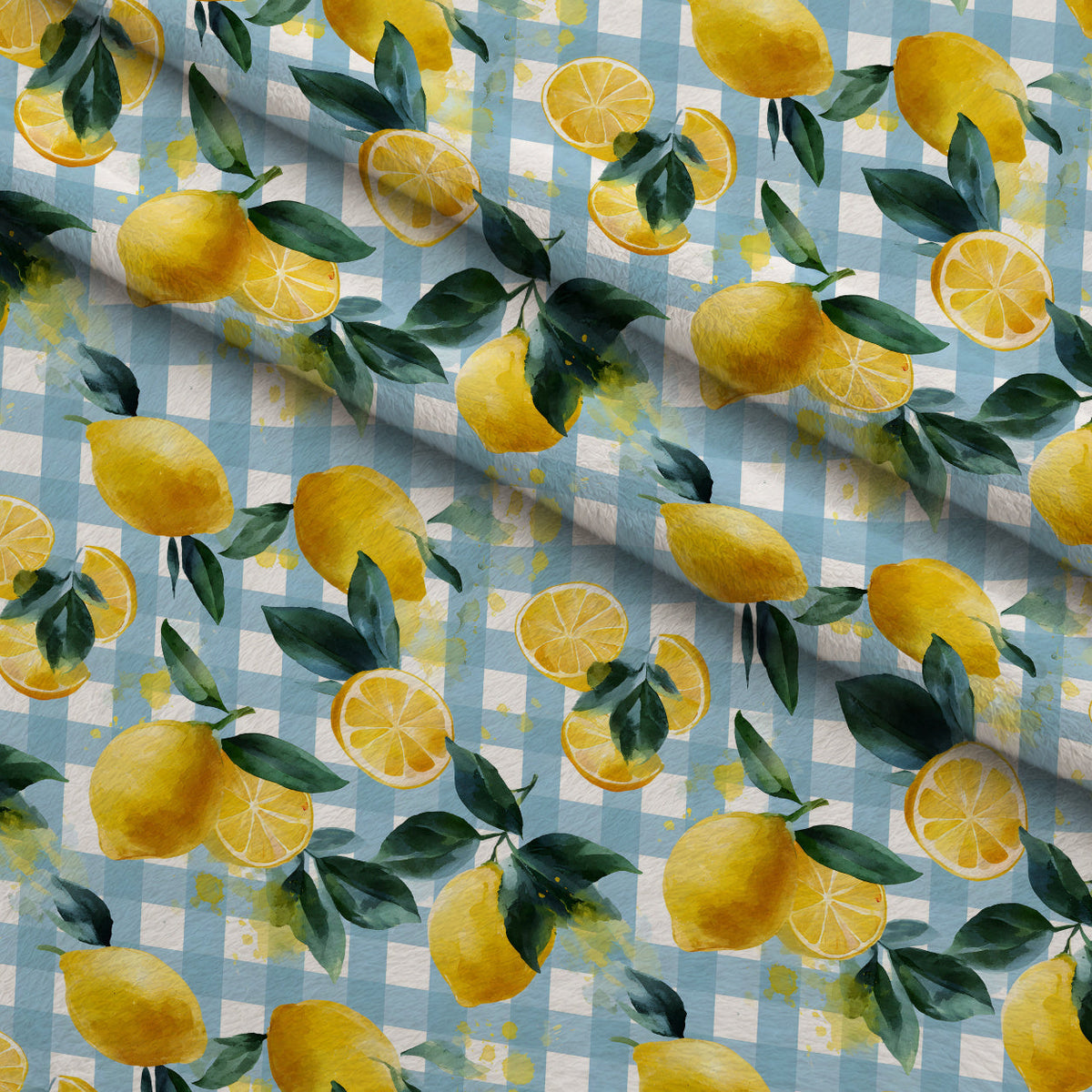Citrus Picnic Pattern 4 Minky Fabric