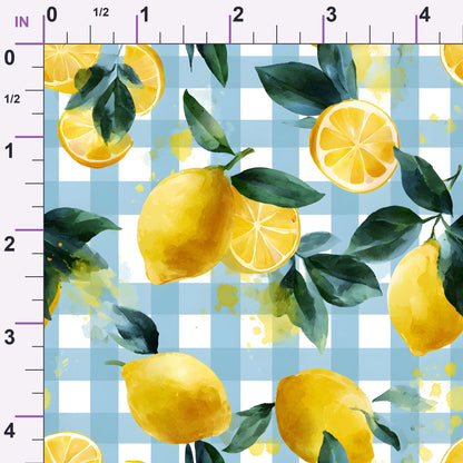 Citrus Picnic Pattern 4 Minky Fabric