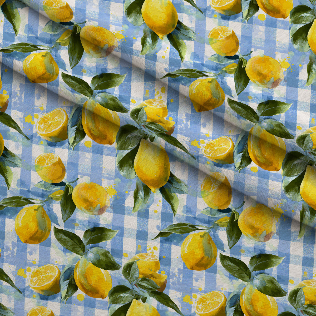 Citrus Picnic Pattern 6 Minky Fabric