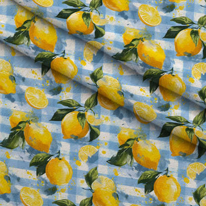 Citrus Picnic Pattern 7 Minky Fabric