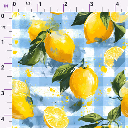 Citrus Picnic Pattern 7 Minky Fabric