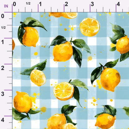 Citrus Picnic Pattern 8 Minky Fabric