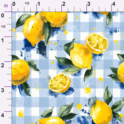 Citrus Picnic Pattern 9 Minky Fabric