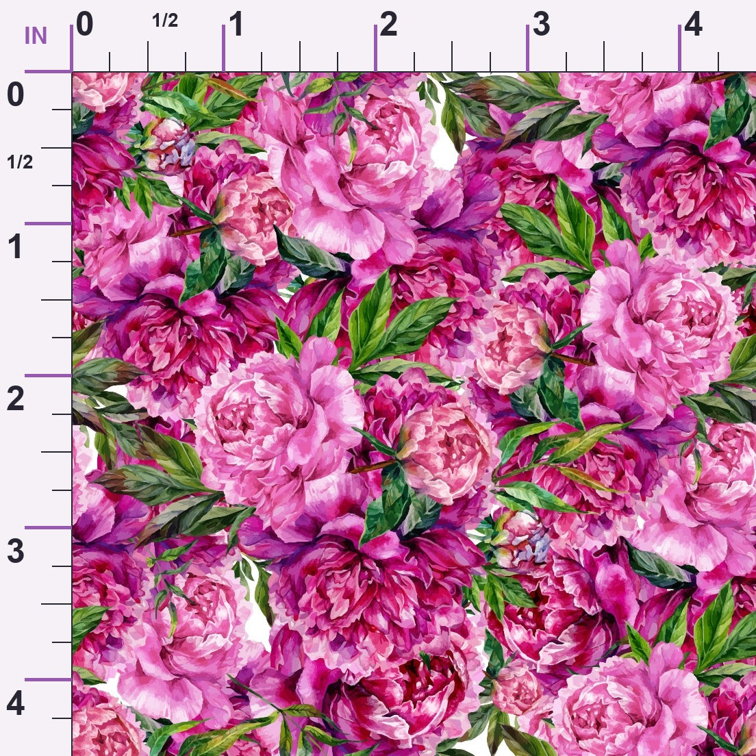 Classic Floral Pattern 2 Minky Fabric