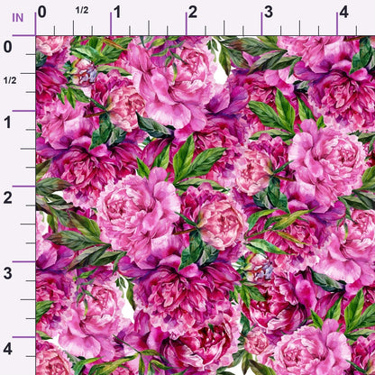 Classic Floral Pattern 2 Minky Fabric