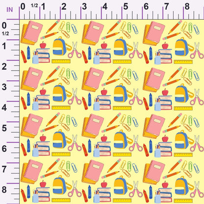 Classroom Doodles Pattern 11 Minky Fabric