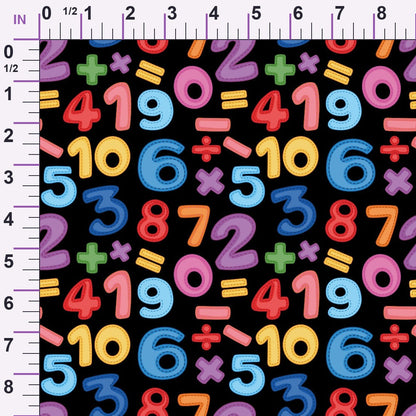 Classroom Doodles Pattern 15 Minky Fabric