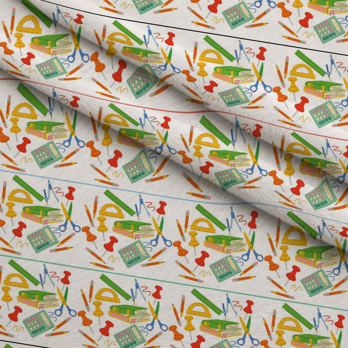 Classroom Doodles Pattern 7 Minky Fabric
