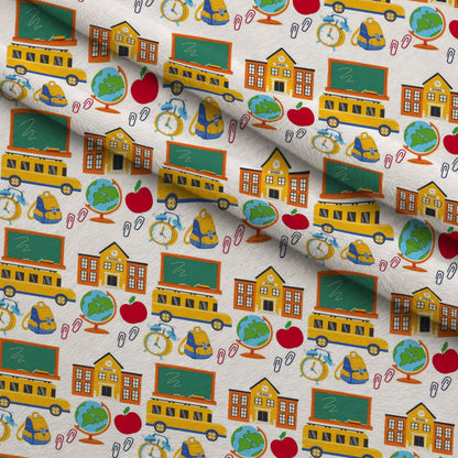 Classroom Doodles Pattern 9 Minky Fabric