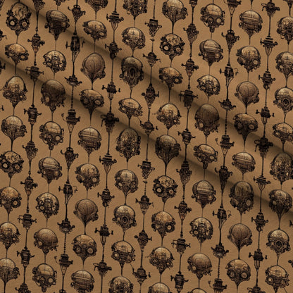 Clockwork Skies Pattern 1 Minky Fabric