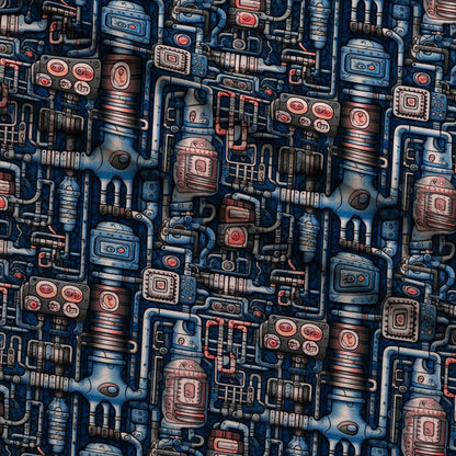 Clockwork Skies Pattern 7 Minky Fabric