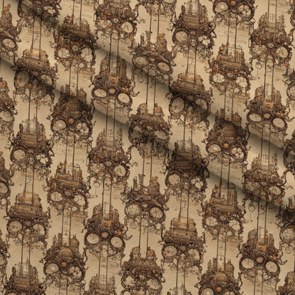 Clockwork Skies Pattern 8 Minky Fabric