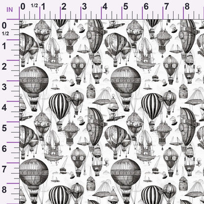 Clockwork Skies Pattern 9 Minky Fabric