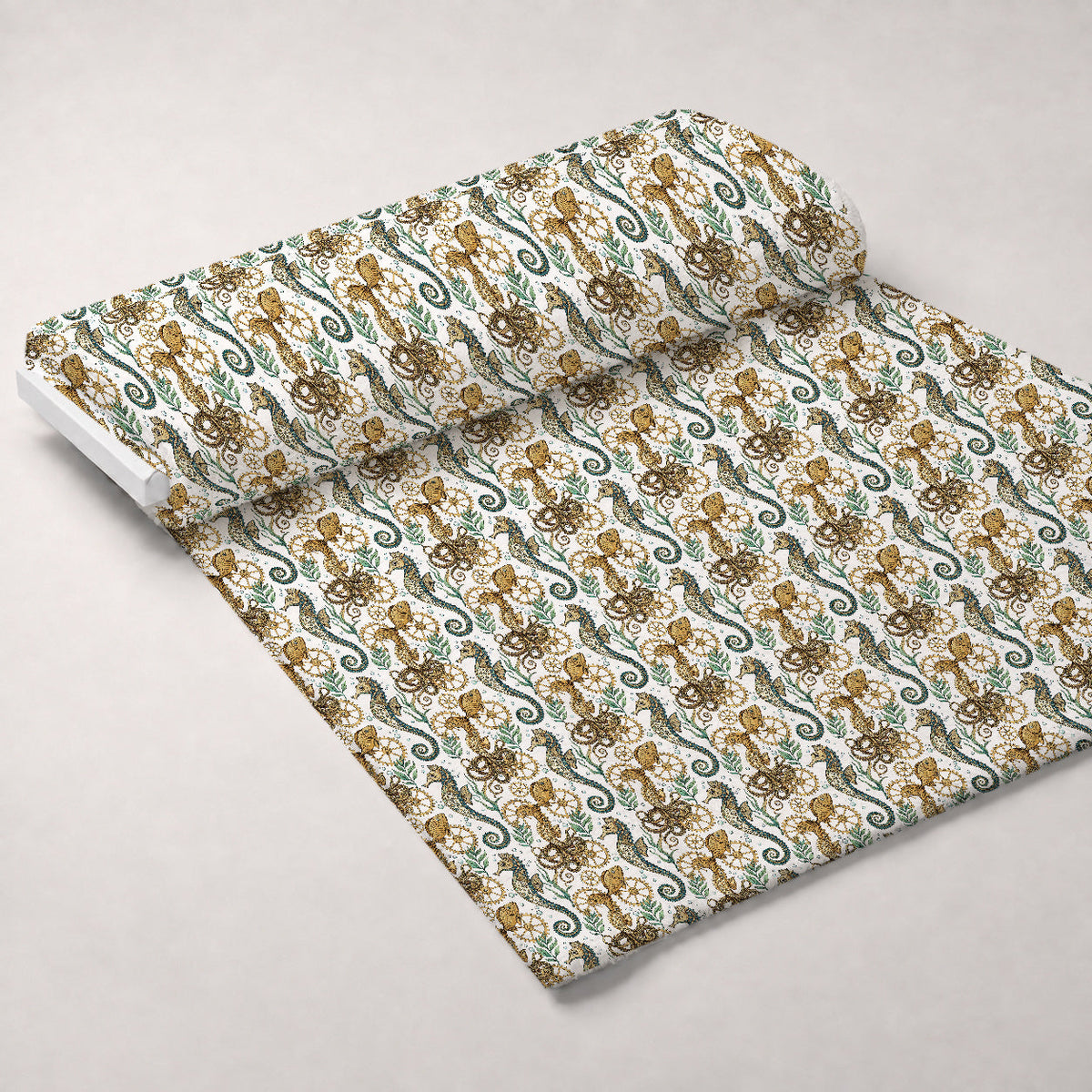 Clockwork Tides Pattern 6 Minky Fabric