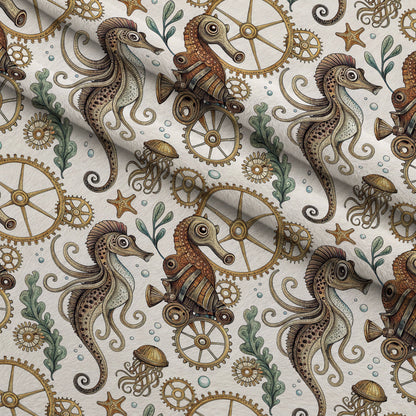 Clockwork Tides Pattern 8 Minky Fabric
