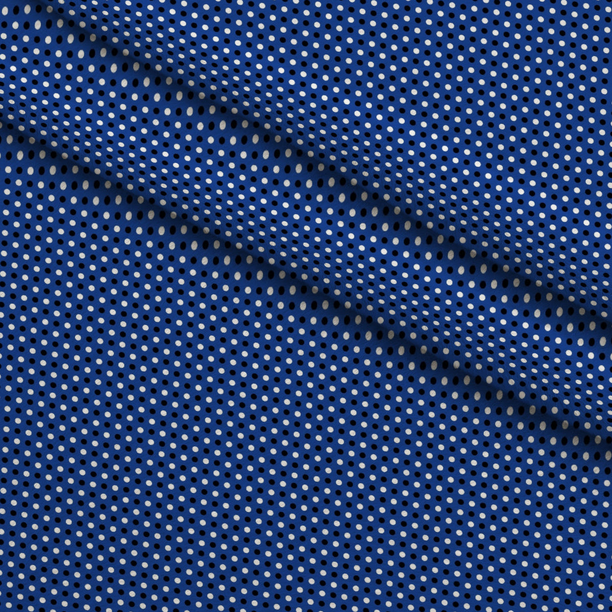 Cobalt Paisley Pattern 2 Minky Fabric