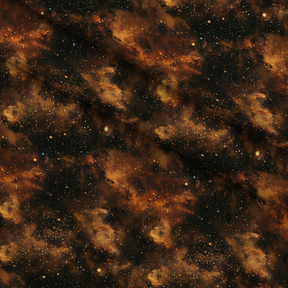 Copper Nebula Pattern 1 Minky Fabric