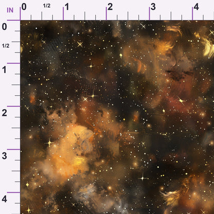 Copper Nebula Pattern 3 Minky Fabric