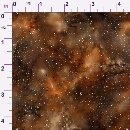Copper Nebula Pattern 8 Minky Fabric