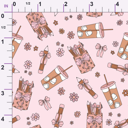 Coquette Teaching School Minky Fabric