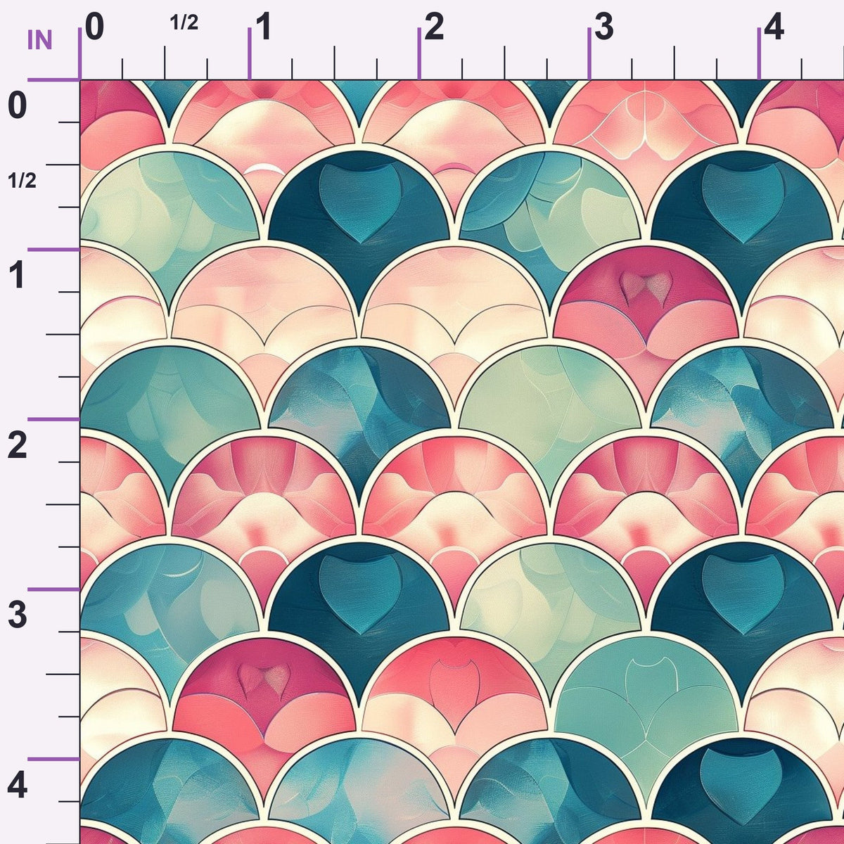 Coral Lagoon Pattern 10 Minky Fabric