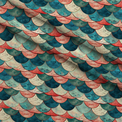 Coral Lagoon Pattern 11 Minky Fabric
