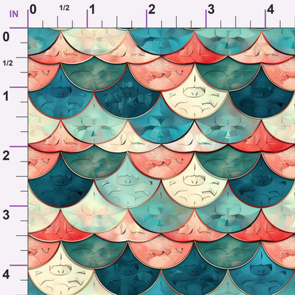 Coral Lagoon Pattern 11 Minky Fabric