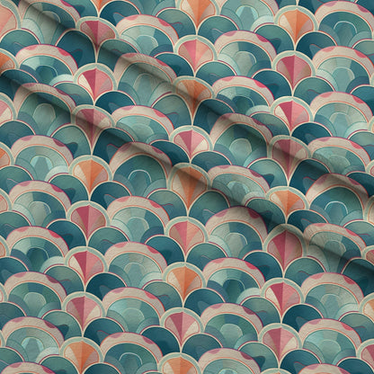 Coral Lagoon Pattern 13 Minky Fabric